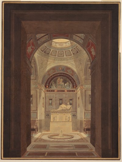 Gravkammer av Charles Percier