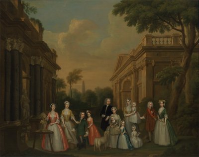 The Finch Family, ca. 1732 (olje på lerret) av Charles Philips