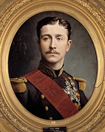 Portrett av prins keiserlige Eugene Louis Napoleon (1856 - 1879), sønn av Napoleon III. Maleri av Charles Porion (1800-tallet) av Charles Porion