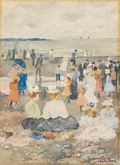 På stranda av Charles Prendergast