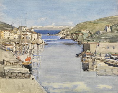 A Southern Port (akvarell på papir) av Charles Rennie Mackintosh