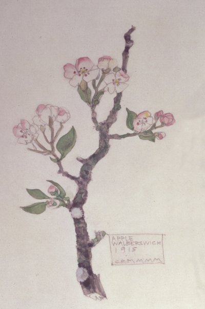 Apple, Walberswick, 1915 (blyant og wc) av Charles Rennie Mackintosh