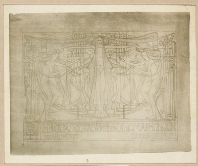 Diploma of Honour", designet for Glasgow School of Art Club, 1894-95 av Charles Rennie Mackintosh