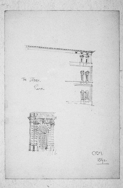 Lateranen, Roma, 1891 av Charles Rennie Mackintosh