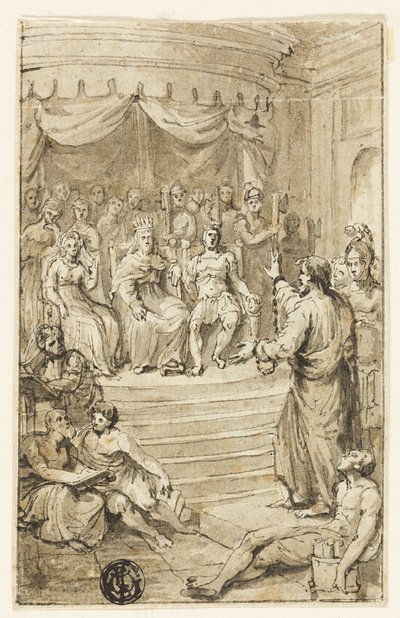 Paulus før Festus og Agrippa av Charles Reuben Ryley