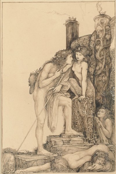 Ødipus og sfinksen av Charles Ricketts
