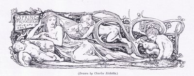 Spring, fra The Magazine of Art 1893, Cassell and Company, 1893 av Charles Ricketts