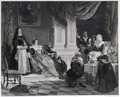 Sancho og hertuginnen, gravert av R. Staines (gravering) (se også 15321) av Charles Robert (after) Leslie