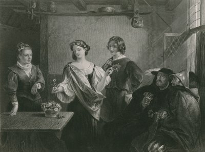 Florizel og Perdita, vinterens fortelling av Charles Robert Leslie