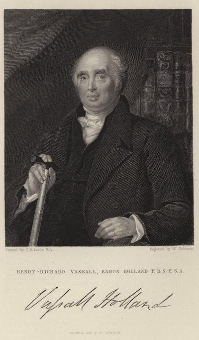 Henry Richard Fox av Charles Robert Leslie