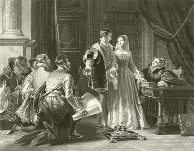 Lady Jane Greys motvilje mot å akseptere kronen av Charles Robert Leslie