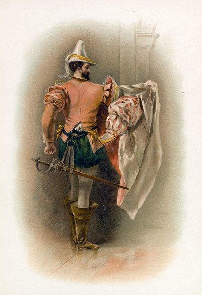 Petruchio fra The Taming of the Shrew av Charles Robert Leslie