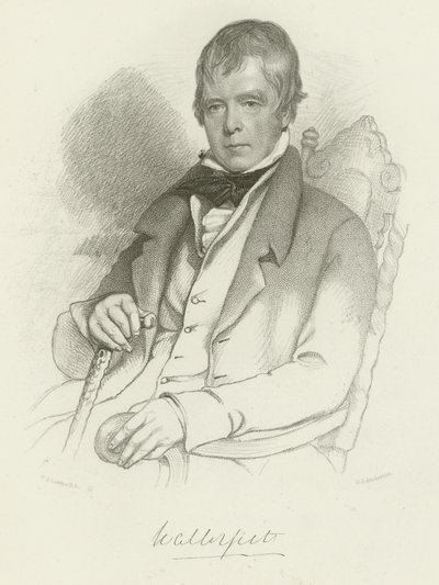 Sir Walter Scott av Charles Robert Leslie
