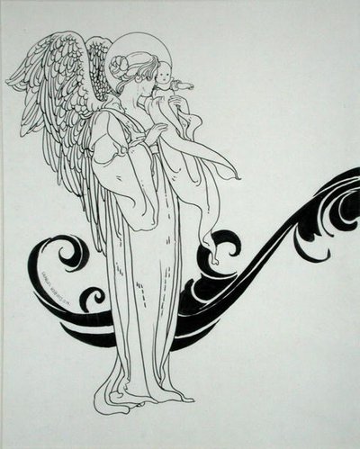 Angel and Baby, illustrasjon fra 