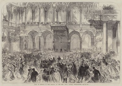 Ball til ære for sultanen, på New India Office, Westminster av Sir John Charles Robinson