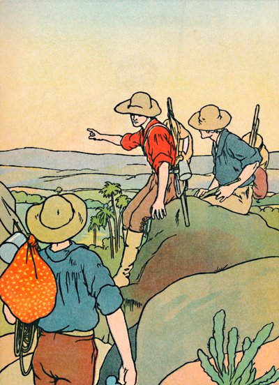 Tidlige nybyggere i Australia, 1912 av Charles Robinson