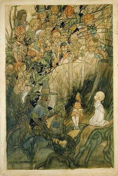 Feer (akvarell på papir) av Charles Robinson
