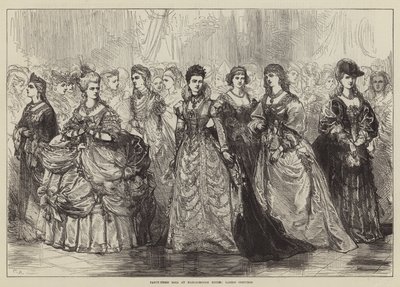Fancy-Dress Ball på Marlborough House, damekostymer av Sir John Charles Robinson