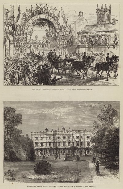 Hennes Majestets besøk til Hughenden av Sir John Charles Robinson