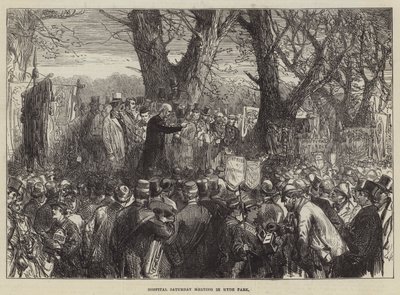 Sykehus lørdagsmøte i Hyde Park av Sir John Charles Robinson