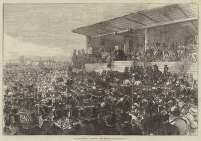 Mr Gladstone talte til møtet på Blackheath av Sir John Charles Robinson