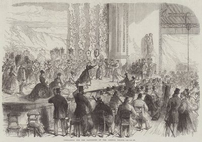 Øver for Pantomime på Crystal Palace av Sir John Charles Robinson