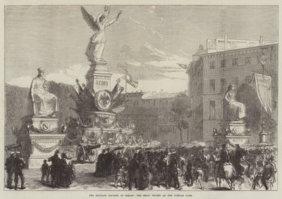 Militærtriumfen i Berlin, Sedan-trofeet ved Potsdam-porten av Sir John Charles Robinson