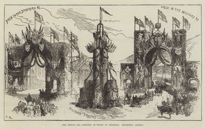Prinsen og prinsessen av Wales i Chatham, Triumphal Arches av Sir John Charles Robinson