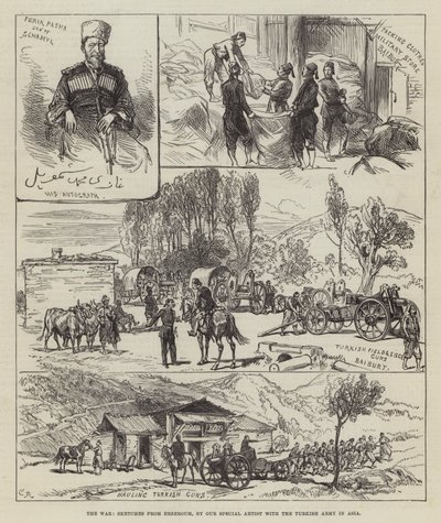 Krigen, skisser fra Erzeroum av Sir John Charles Robinson