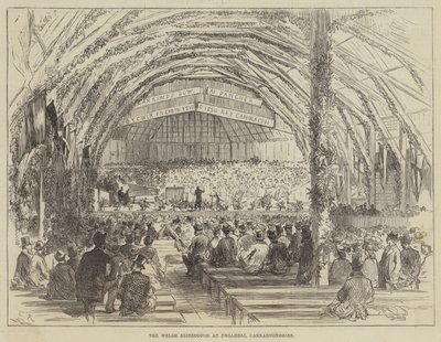 Den walisiske Eisteddfod ved Pwllheli, Carnarvonshire av Sir John Charles Robinson