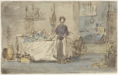 kjøkken interiør av Charles Rochussen