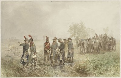 Møte med franske offiserer i Holland, 1793 av Charles Rochussen