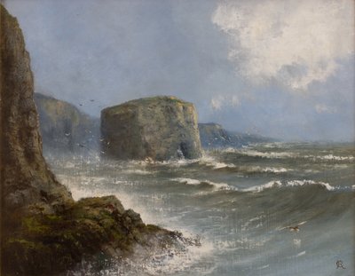 Marsden Rock (olje om bord) av Charles Rutherford