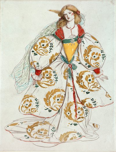 Kostymedesign, c1850-1880 av Charles S Ricketts
