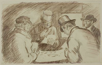 Et kortspill av Charles Samuel Keene