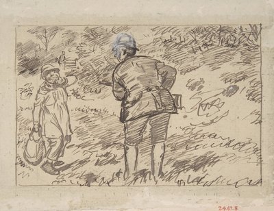 En irettesettelse, 1870-1891. av Charles Samuel Keene