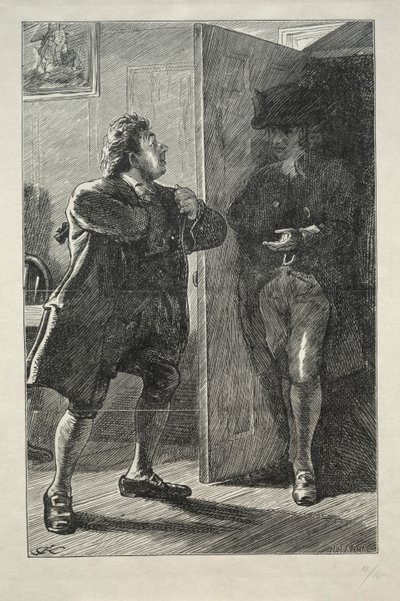 En skuespillerferie, 1867. av Charles Samuel Keene