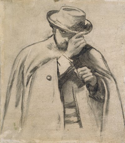 Dante Gabriel Rossetti, ca 1860-tallet av Charles Samuel Keene