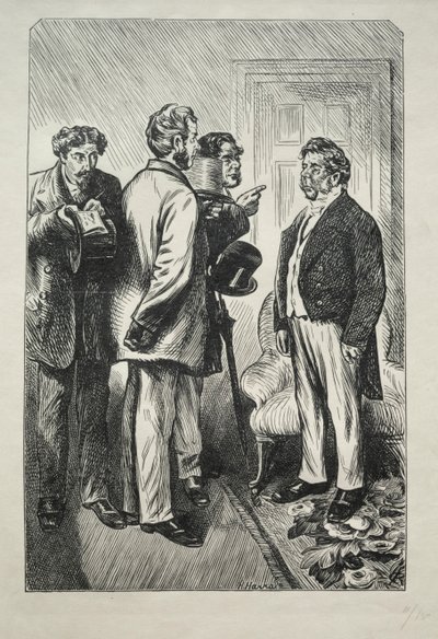 Vår juletyrkia, Mr. Bobsby Concerned, 1868. av Charles Samuel Keene