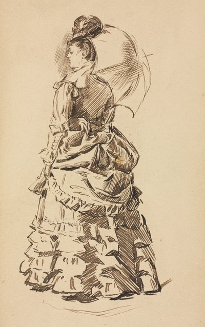 Studie for "Sinn og materie" av Charles Samuel Keene