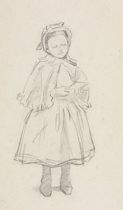Studer for en liten jente. av Charles Samuel Keene
