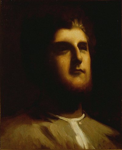 Portrett av komponisten Georges Bizet 1838-1875, 1857. av Charles Sellier
