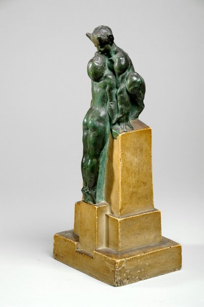 Maquette for en hagefontenegruppe av nymfer og satyrer av Charles Sergeant Jagger