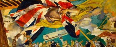 Studie for takmaleri i Great Hall of Institute of Civil Engineers, ca. 1919 av Charles Sims