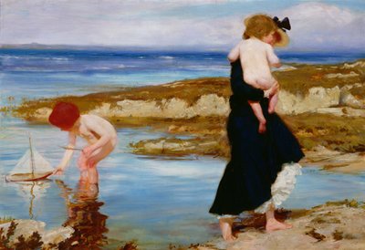 Vannbabyer, 1903 av Charles Sims