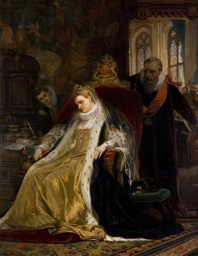 En urolig Elizabeth, slutten av 1800-tallet av Charles Soubre