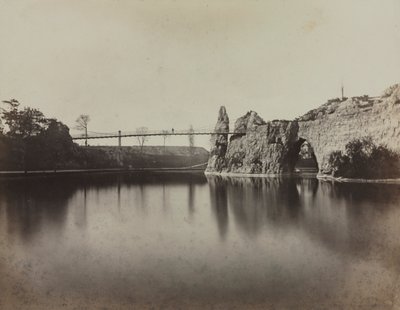 Buttes Chaumont, Paris, ca. 1860-årene. av Charles Soulier