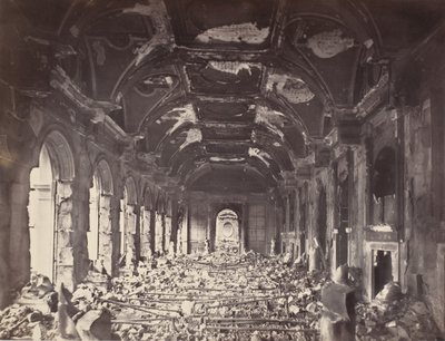 Great Hall of the Council of State, mai 1871. av Charles Soulier
