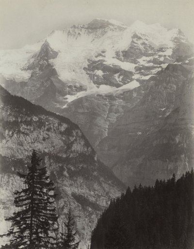 Jungfrau, Utsikt fra Murren, Sveits av Charles Soulier