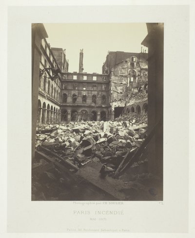 Paris Fire (finansdepartementets indre) av Charles Soulier